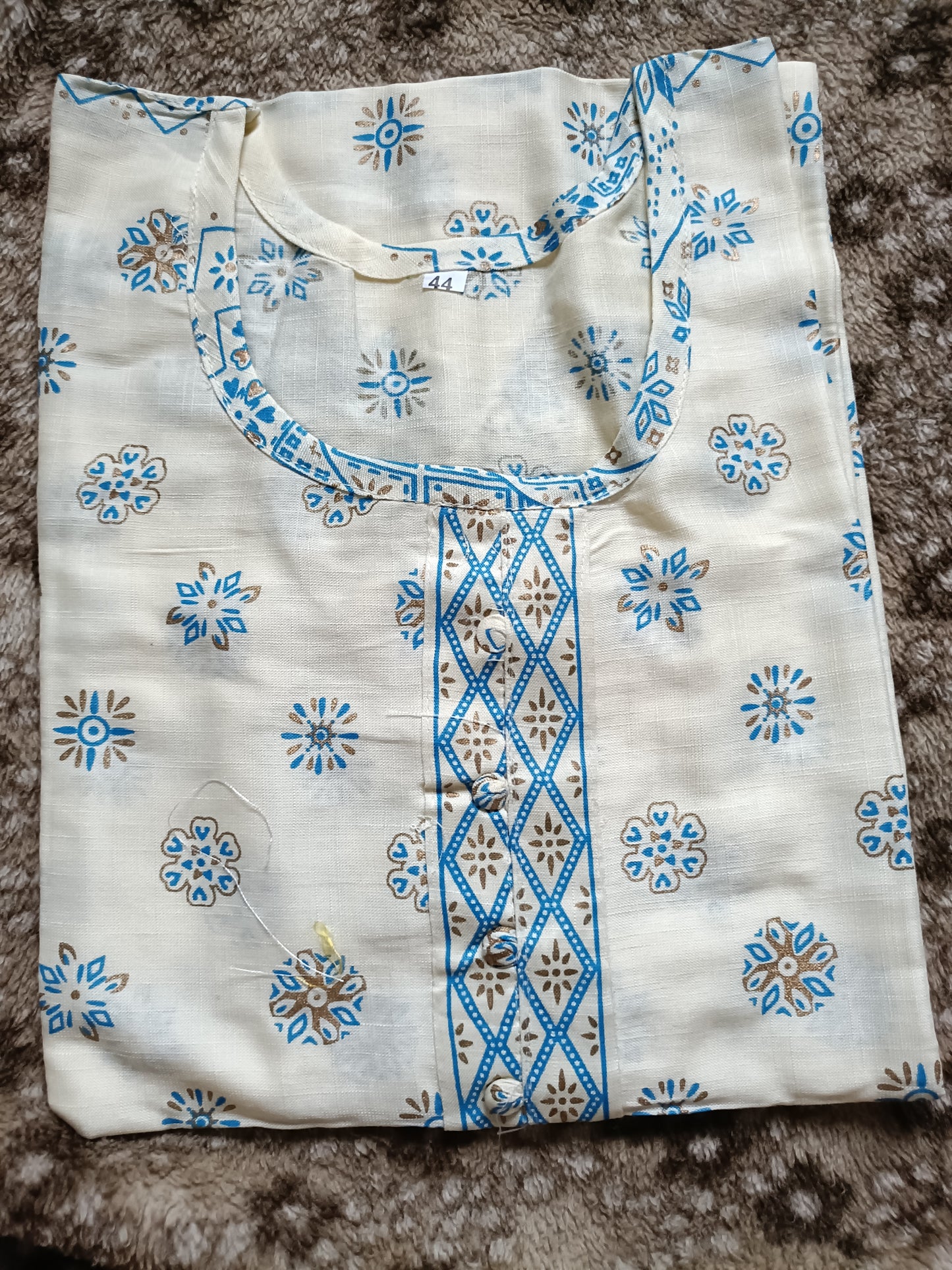 Women’s Printed Cotton Kurti – Elegant Ethnic Wear (Multiple Colors Available)
