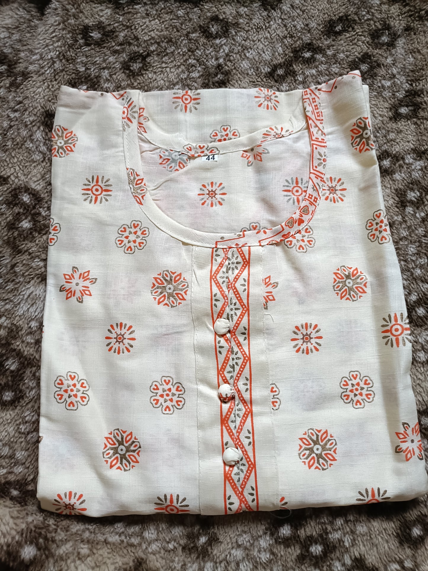 Women’s Printed Cotton Kurti – Elegant Ethnic Wear (Multiple Colors Available)